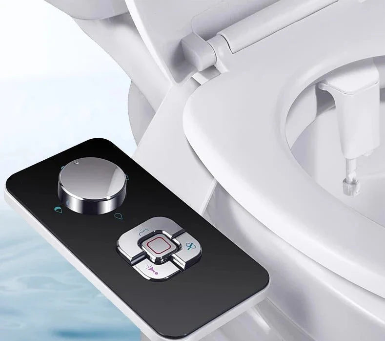 DELUXE | Ultra-dünne Bidet-Toilettensitzbefestigung | Hygienische persönliche Pflege