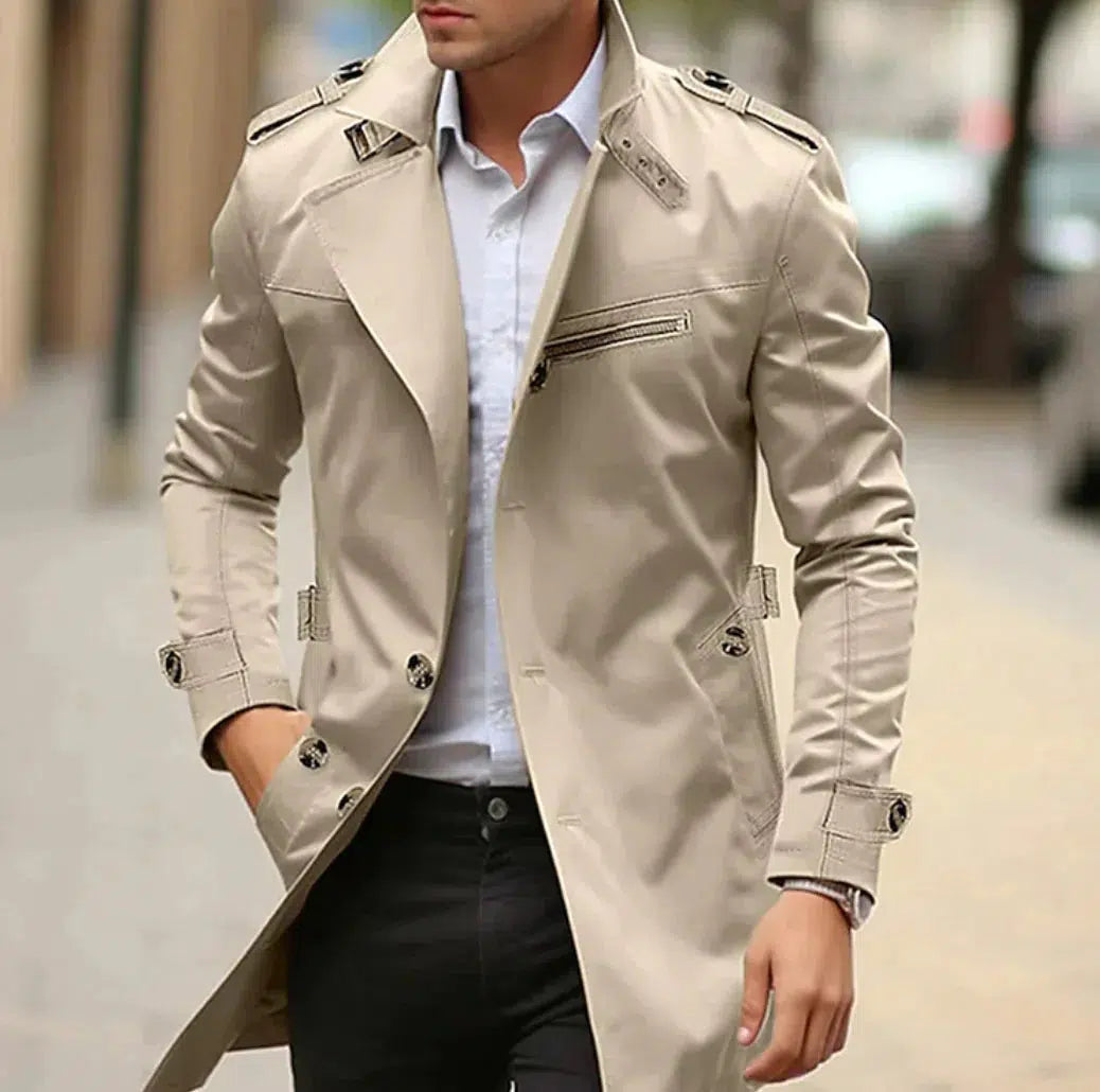 Carletti - Eleganter Frühlings-Trenchcoat für Herren