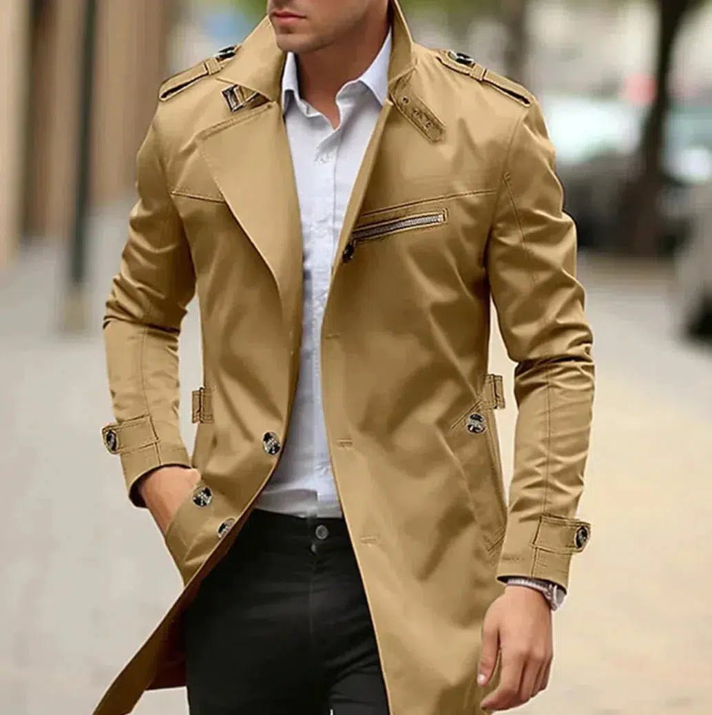 Carletti - Eleganter Frühlings-Trenchcoat für Herren