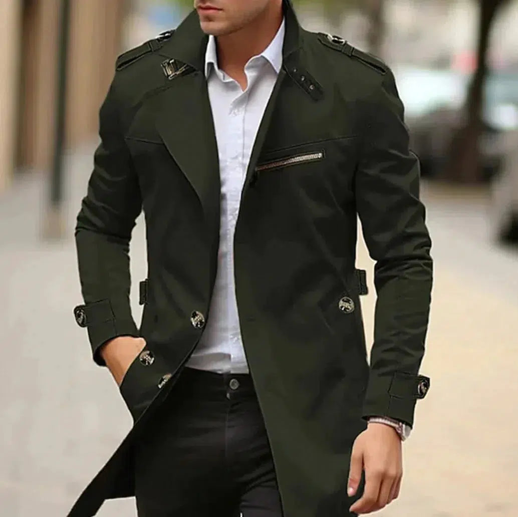 Carletti - Eleganter Frühlings-Trenchcoat für Herren