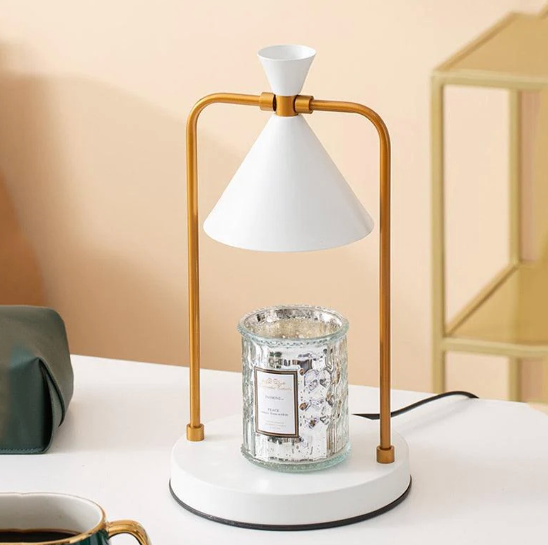 FLAMMENLOSER AROMATHERAPIE-KERZENHALTER MIT ZEITSCHALTUHR