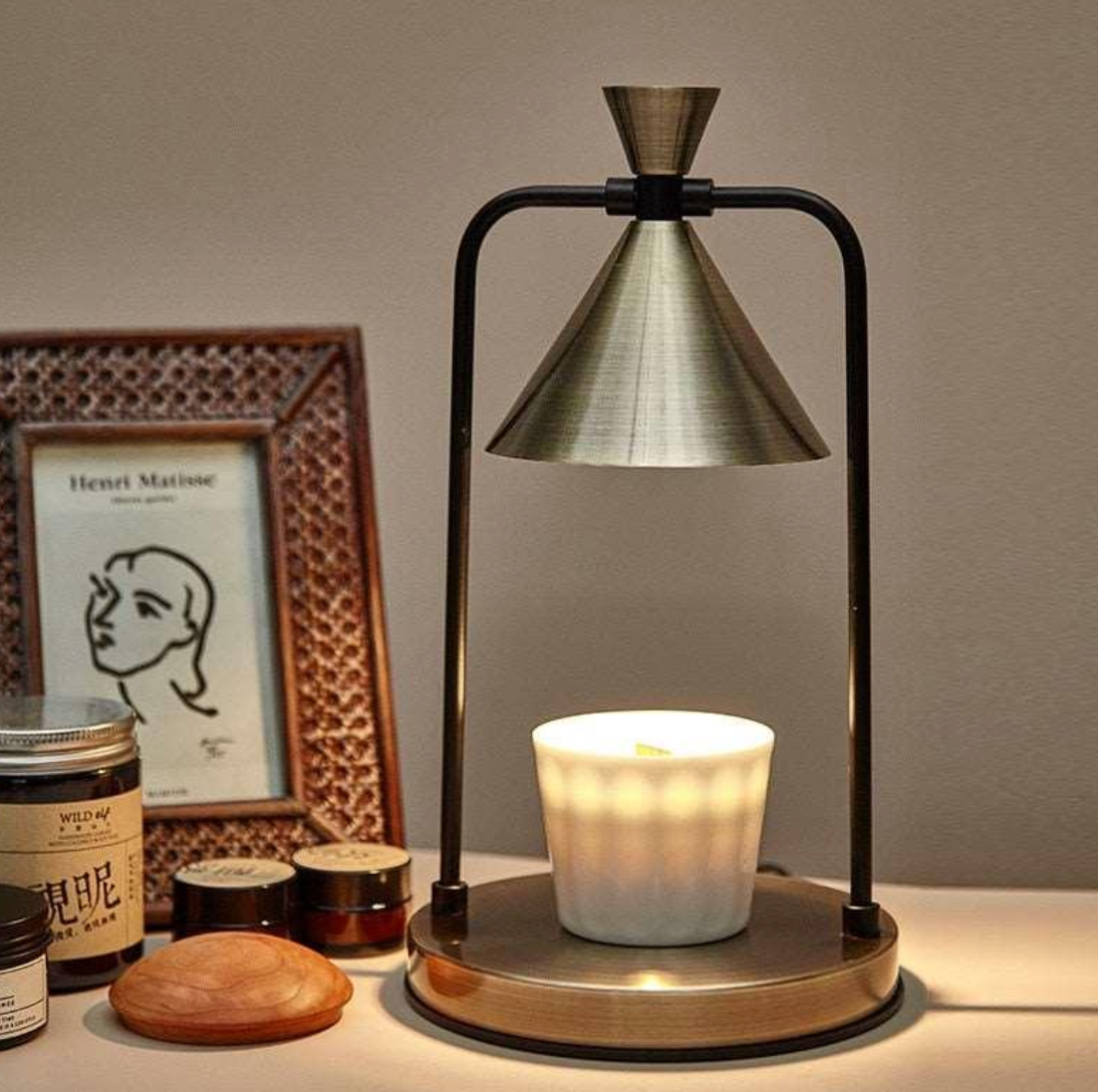FLAMMENLOSER AROMATHERAPIE-KERZENHALTER MIT ZEITSCHALTUHR