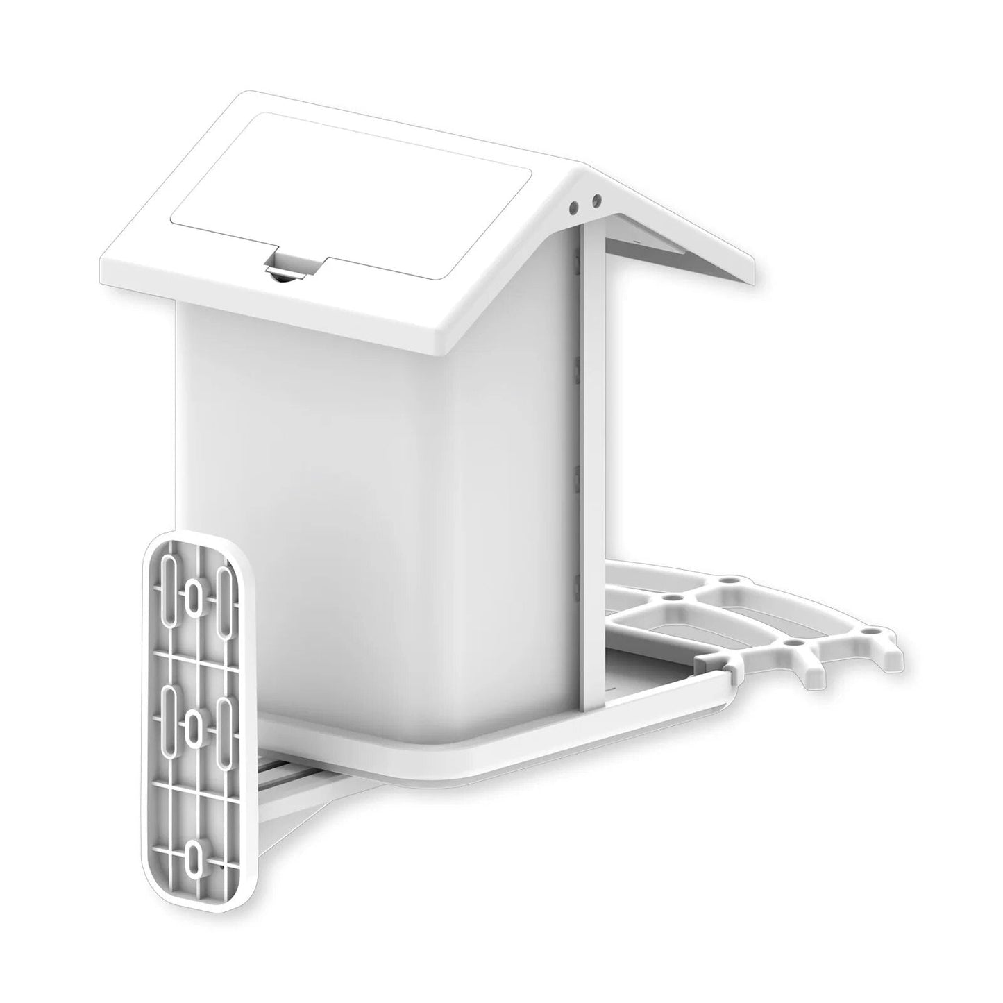 Sandsberg | Smarter Solar-Vogelhäuschen mit Vogelerkennung – Wetterfester Gartenfütterer