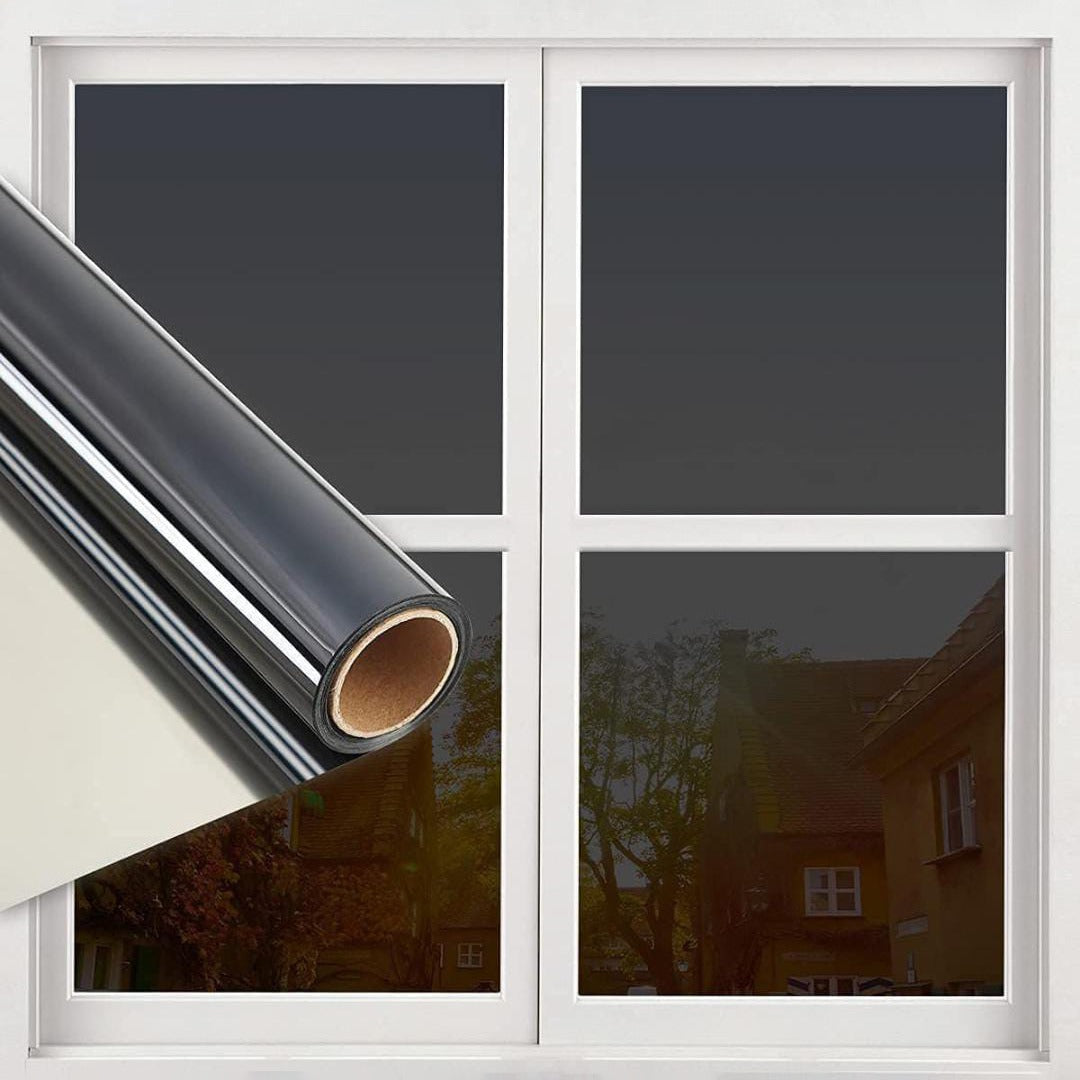 Fenster Privatsphäre Tönungsfolie, Anti-UV-Sonnenschutz Wärme Control Reflexionsfolie, Fenster Kühlfolienaufkleber