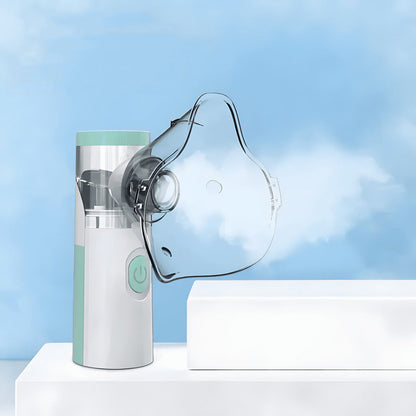 Sandsberg | Vernebler zur Linderung von Asthma | Kompakter tragbarer Inhalator für Zuhause & unterwegs