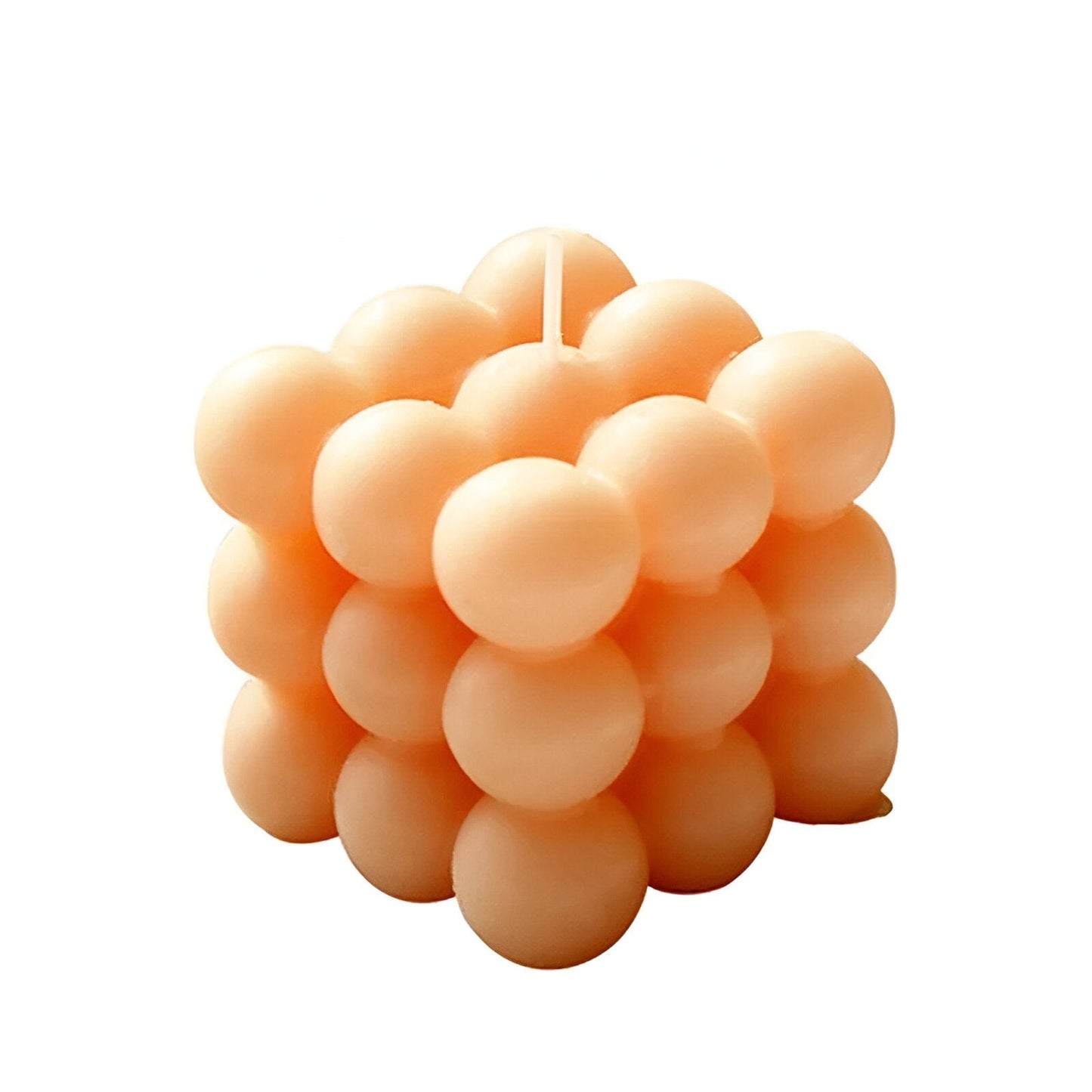 Geometrische Blasenwürfelkerze