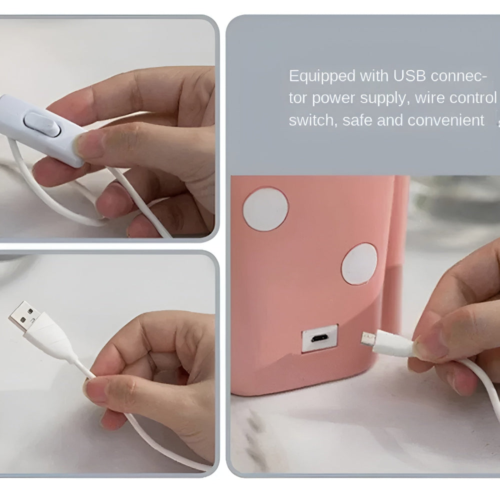 Sandsberg | BubbleFairies Tischlampe – Verzauberndes Quartet Cartoon Mädchen Figurine Licht