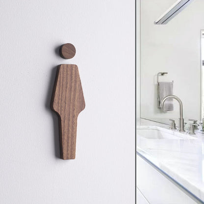 Sandsberg | Holzschild für die Toilette