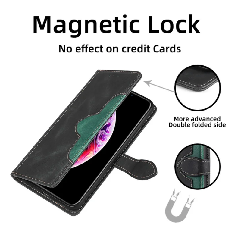 Wallet Magnetische Flip-Lederhülle für iPhone