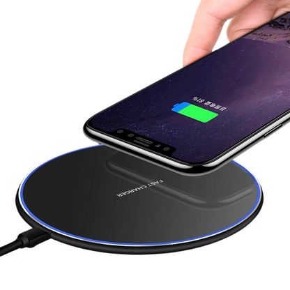 Sandsberg | 30W Schnelles Wireless-Ladepad | Premium USB C Ladekabel MagSafe Ladegerät für Apple iPhone, Samsung & Android - Schnelles Wireless-Ladepad