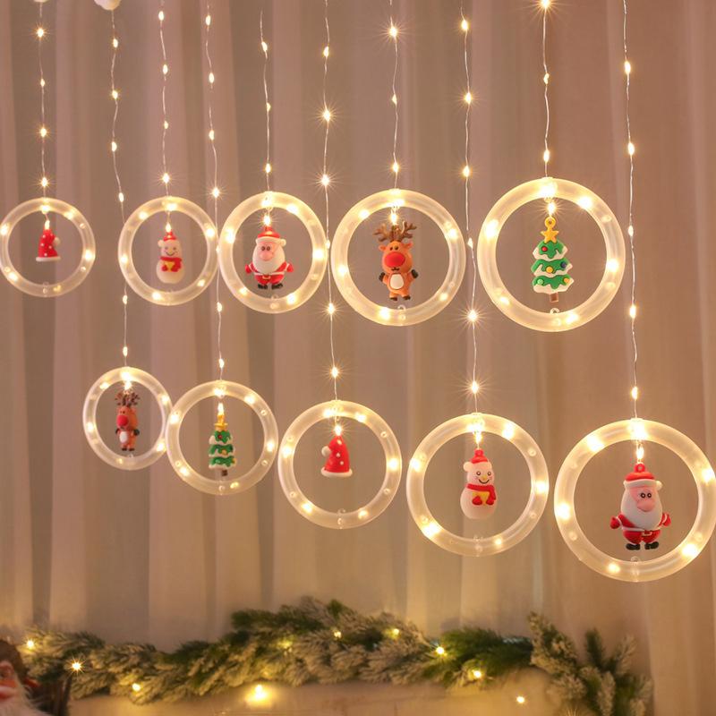 (🎅Early Xmas Sale🎅) Weihnachts-LED-Vorhang-Lichterkette