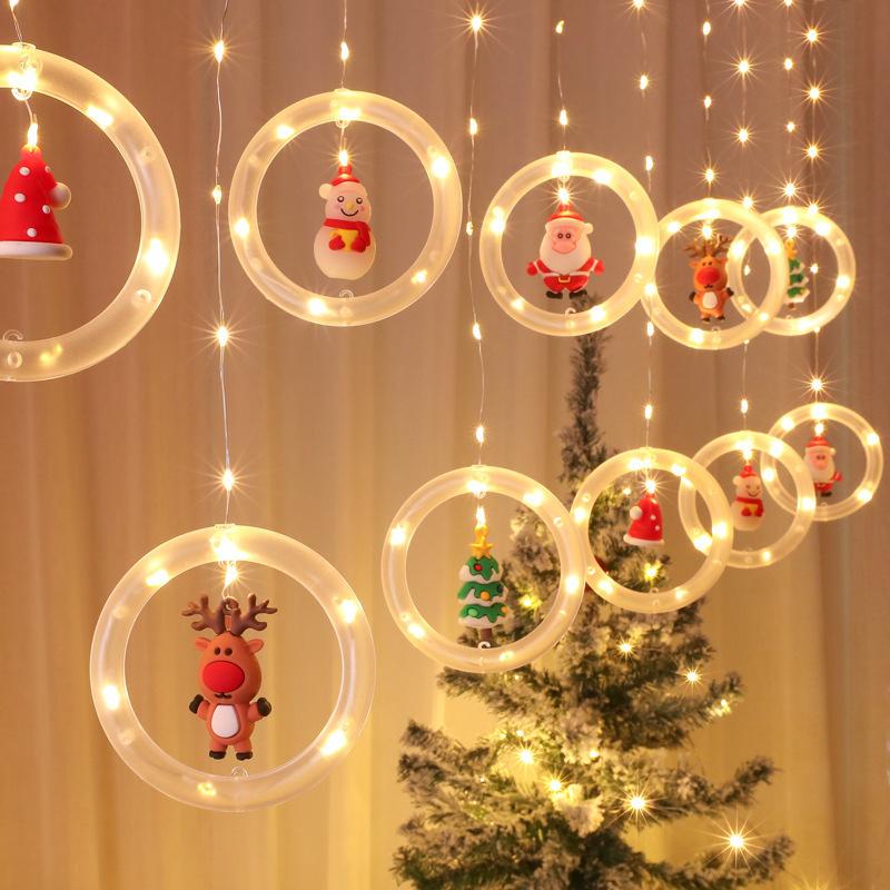 (🎅Early Xmas Sale🎅) Weihnachts-LED-Vorhang-Lichterkette