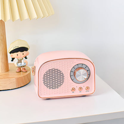 Sandsberg | Klassischer Retro Bluetooth-Lautsprecher – Stilvolles kabelloses Soundsystem mit Vintage-Radio-Design
