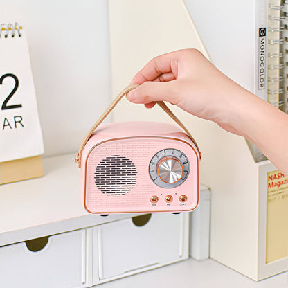 Sandsberg | Klassischer Retro Bluetooth-Lautsprecher – Stilvolles kabelloses Soundsystem mit Vintage-Radio-Design