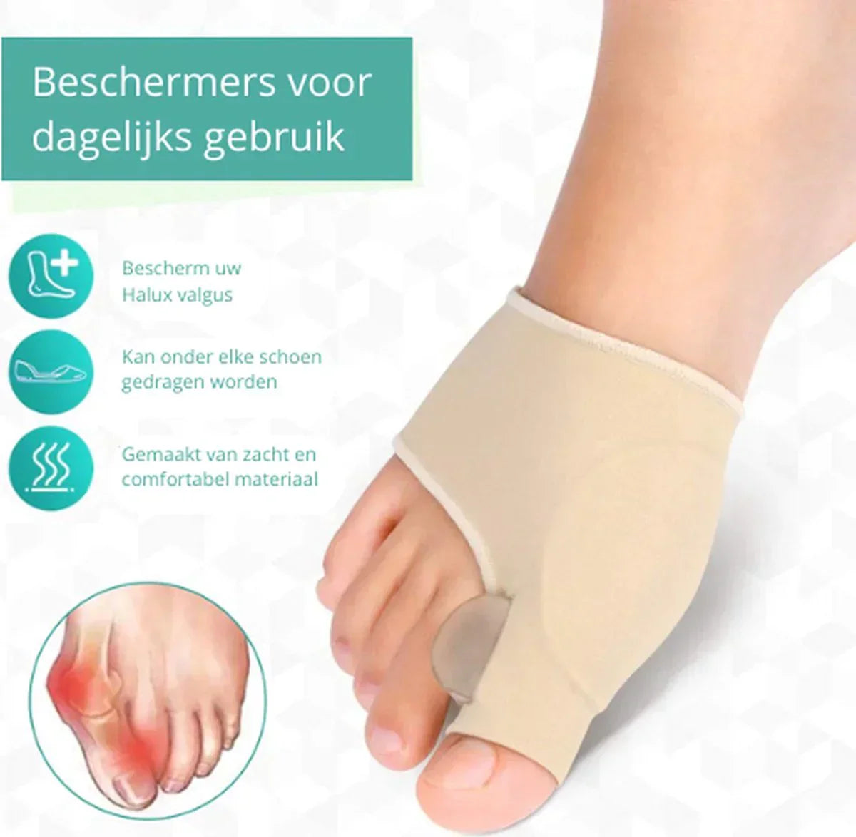 CompressCare Zehenkorrektur für Hallux Valgus – Komfort für Ihre Füße