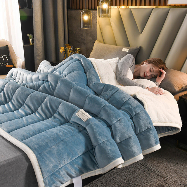 Lammfelldecke - LuxeWarm - Weich - Gemütlich