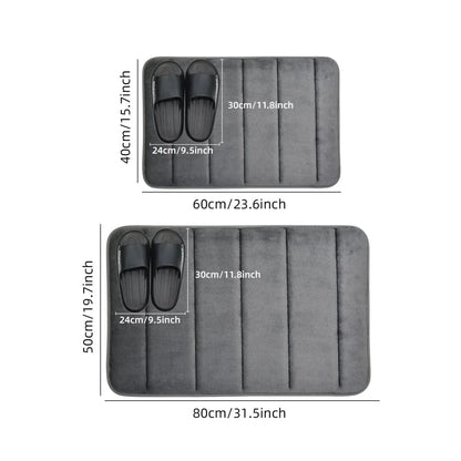 Sandsberg | Badezimmermatte aus Mikrofaser für Komfort & Sicherheit