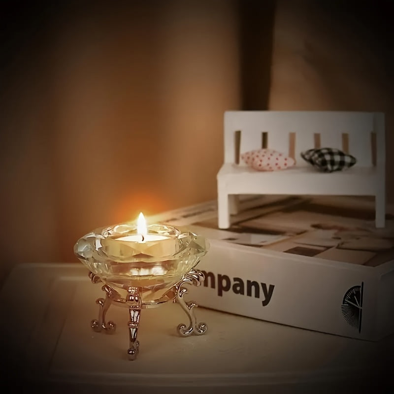 Sandsberg | RadiantCrystal - Transparente Europäische Kerzenhalter Set