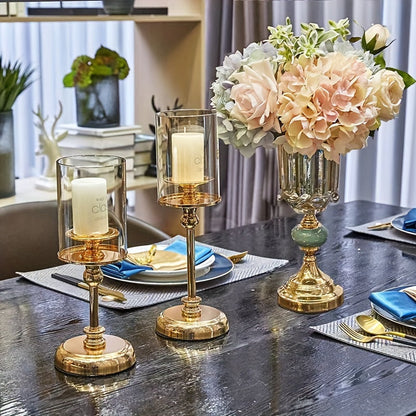 Sandsberg | NuptialGlow - Retro Luxe Kerzenhalter Set für Hochzeiten