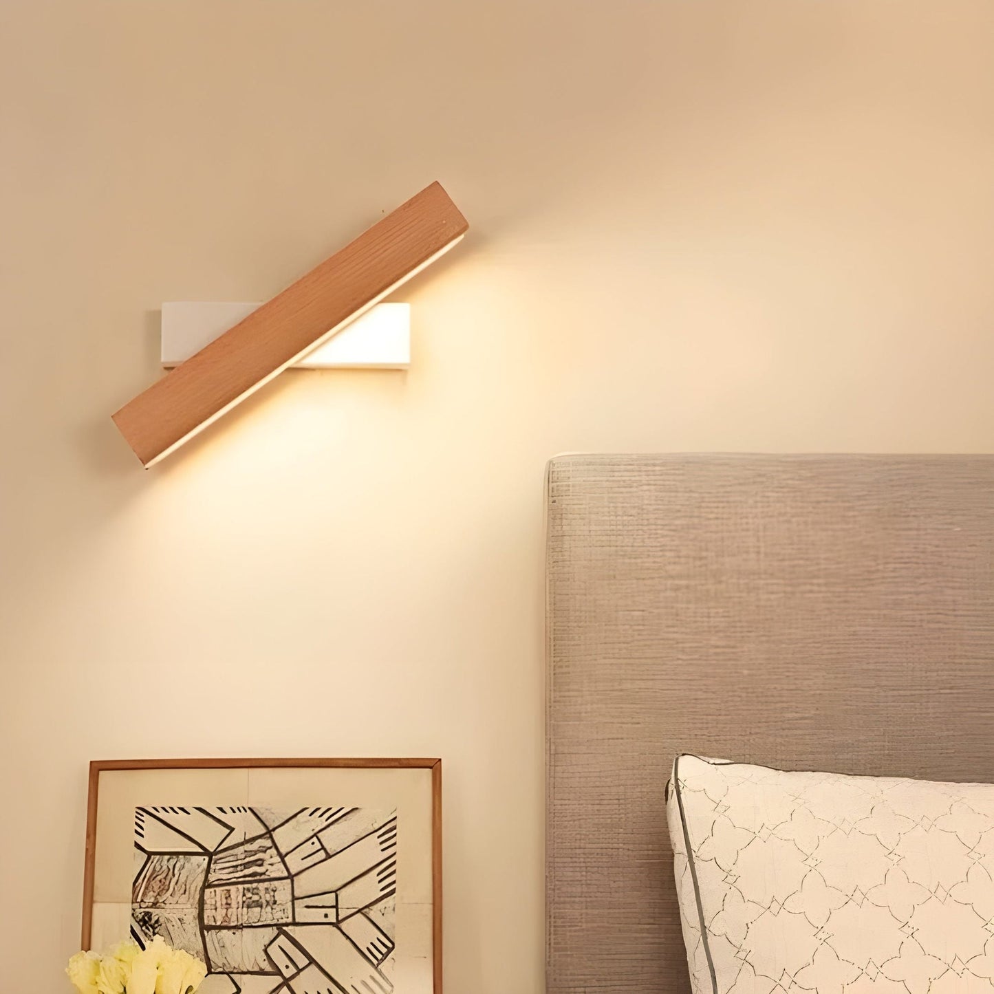 Sandsberg | LumeOak - Elegante LED Holz Wandlampe