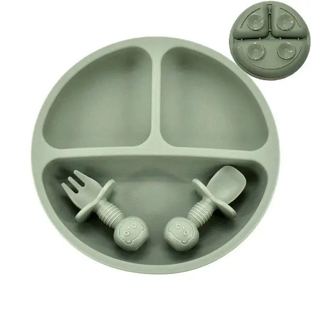 Baby-Silikon-Teller-Set