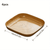 4 elegante Holzoptik Snackteller Set Perfekt für Sushi Frühstück