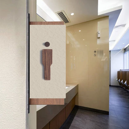 Sandsberg | Holzschild für die Toilette