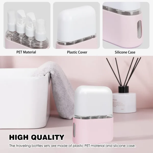 ✨MiniShampoo Spender Tragbares Reiseflaschen-Set