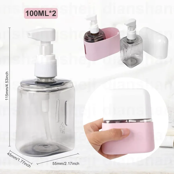 ✨MiniShampoo Spender Tragbares Reiseflaschen-Set