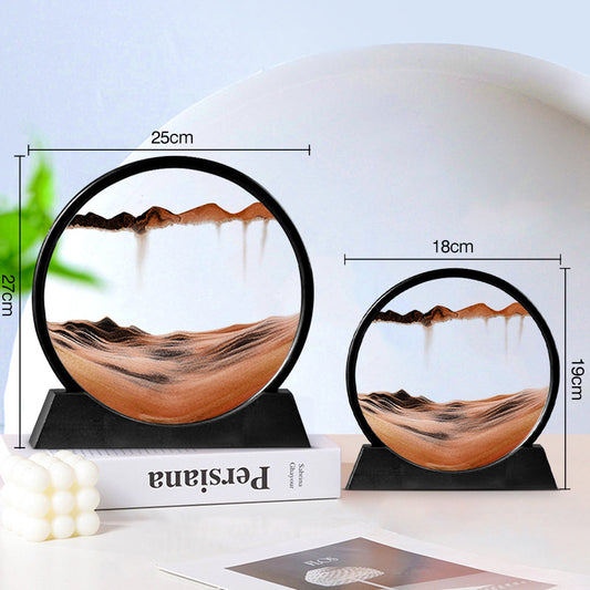 3D Sanduhr Tiefsee-Sandlandschaft