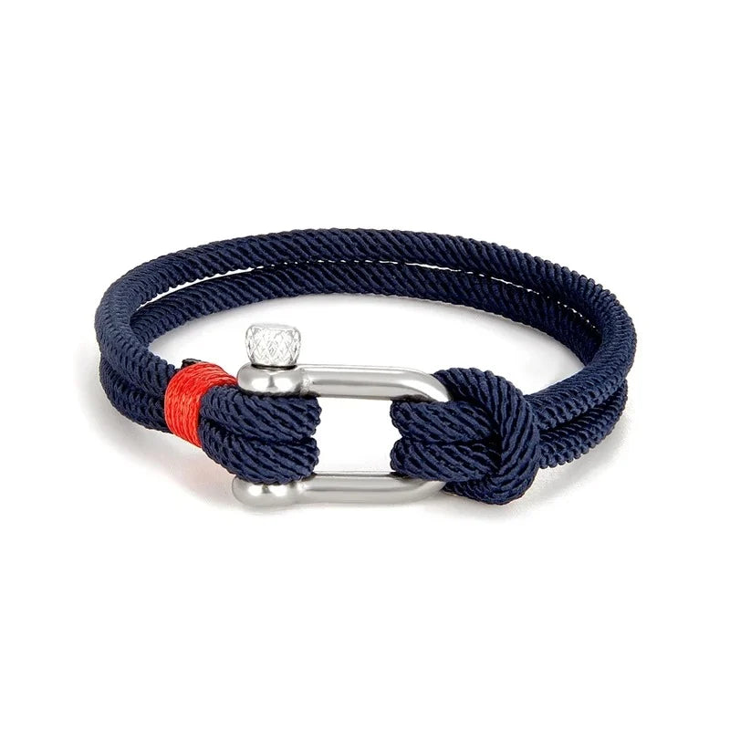 Luxuriöses Alchor Navy Schliessenarmband