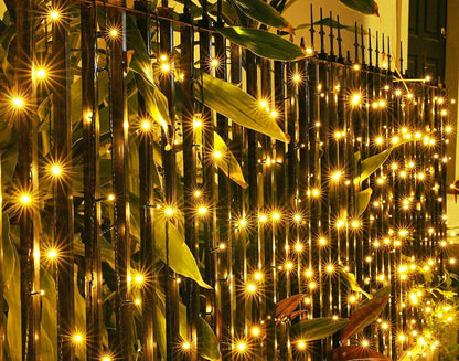 Sandsberg | Halloween LED Lichterkette – Lila und Orange Feenlichter für Außenbereich, Garten, Straße, Zuhause, Weihnachten und Partydekoration