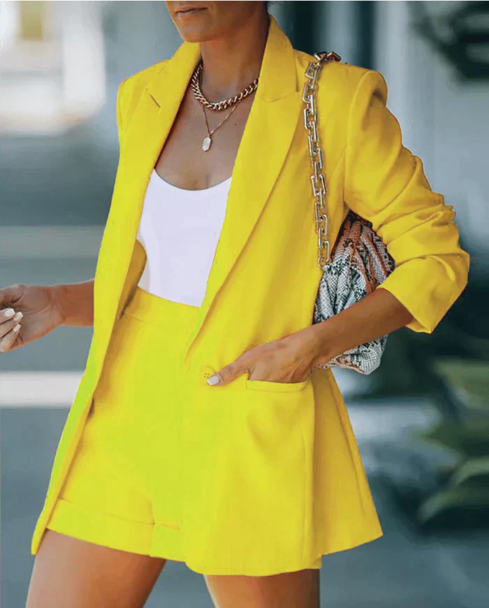 Sandsberg - farbig Blazer & kurz Satz