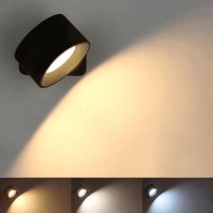 360 kabellose wiederaufladbare Wandleuchte