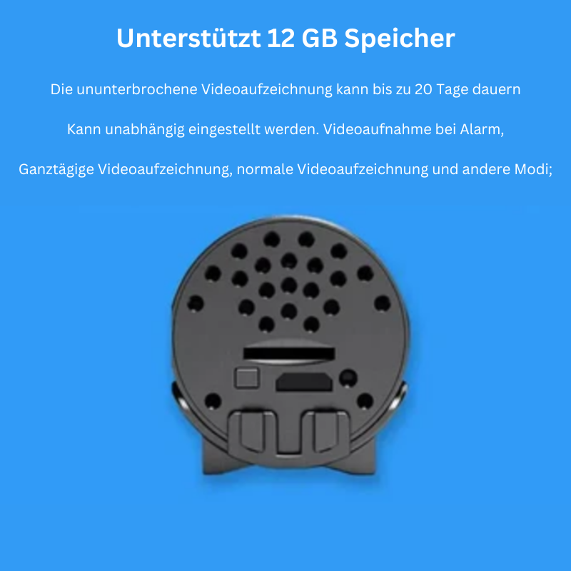 Sandsberg | Mini WLAN-Überwachungskamera 1080P HD | Diskrete Sicherheit für Ihr Zuhause