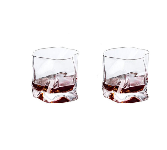 Verzerrte Form Whiskygläser