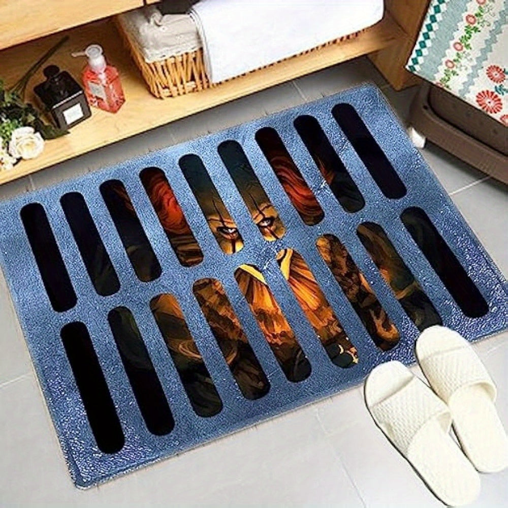 Sandsberg | Halloween Horror Türmatte – Rutschfester Polyester-Teppich für den Eingangsbereich