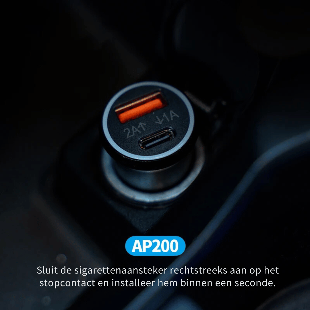 Sandsberg | Ap200 Usb Auto Ladegerät - 20w Schnellladegerät Mit Gps-Tracker