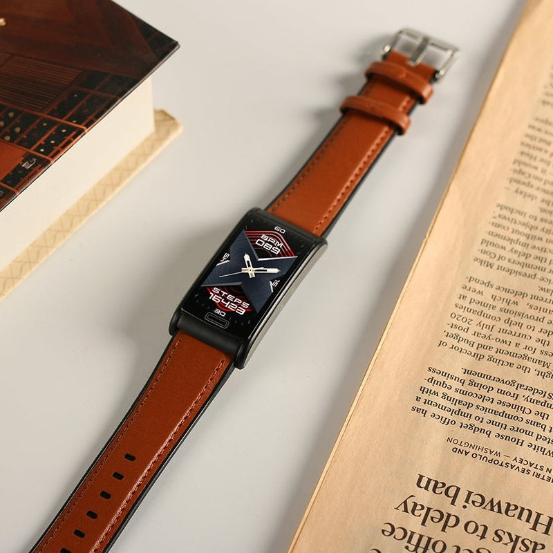 Sandsberg Smart Armband 3-Kanal-EKG Blutdruck Blutsauerstoff Blutzucker Schlaferkennung