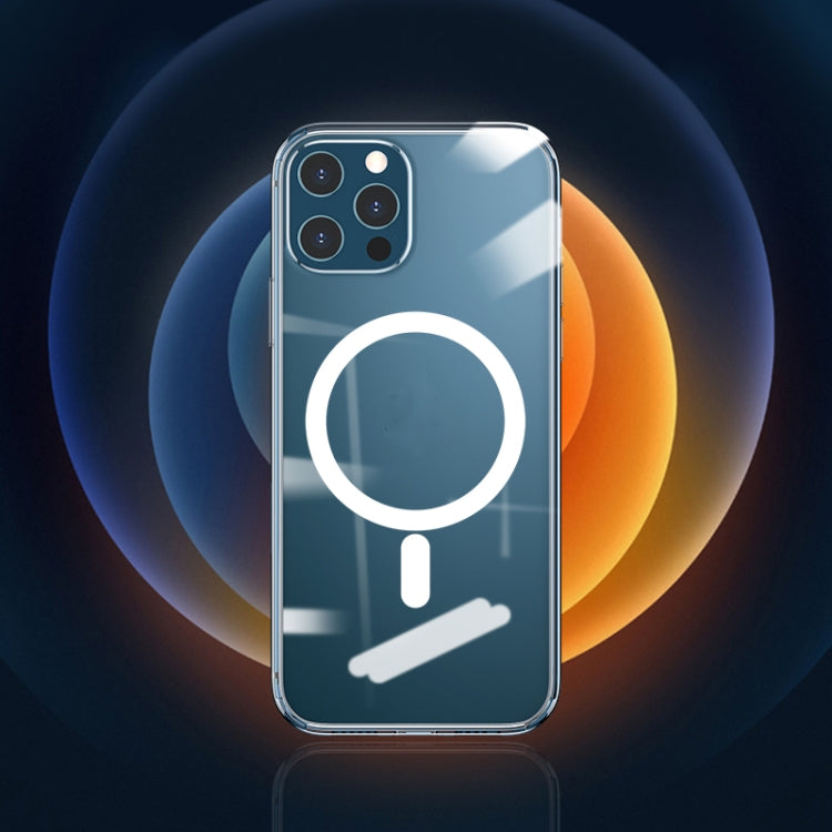 Sandsberg | Für iPhone 12 Pro Max WK WPC-007 iDeal Series Magsafe Case Magnetischer Ring All-inclusive Klar TPU Transparent Stoßfest Case