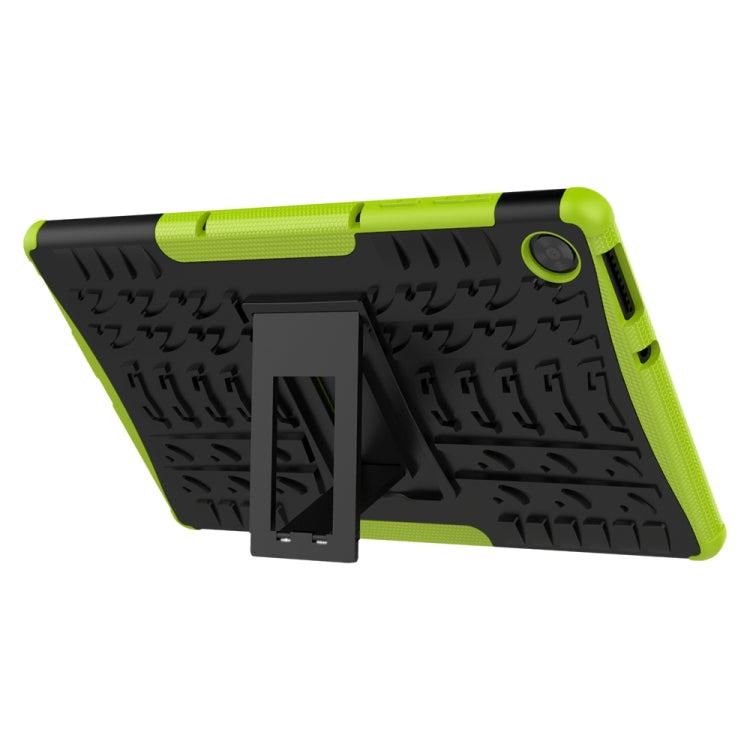 Sandsberg | Für Lenovo Tab M10 HD Gen 2 (TB-X306F) Reifenstruktur TPU+PC stoßfeste Hülle mit Halter (Grün)