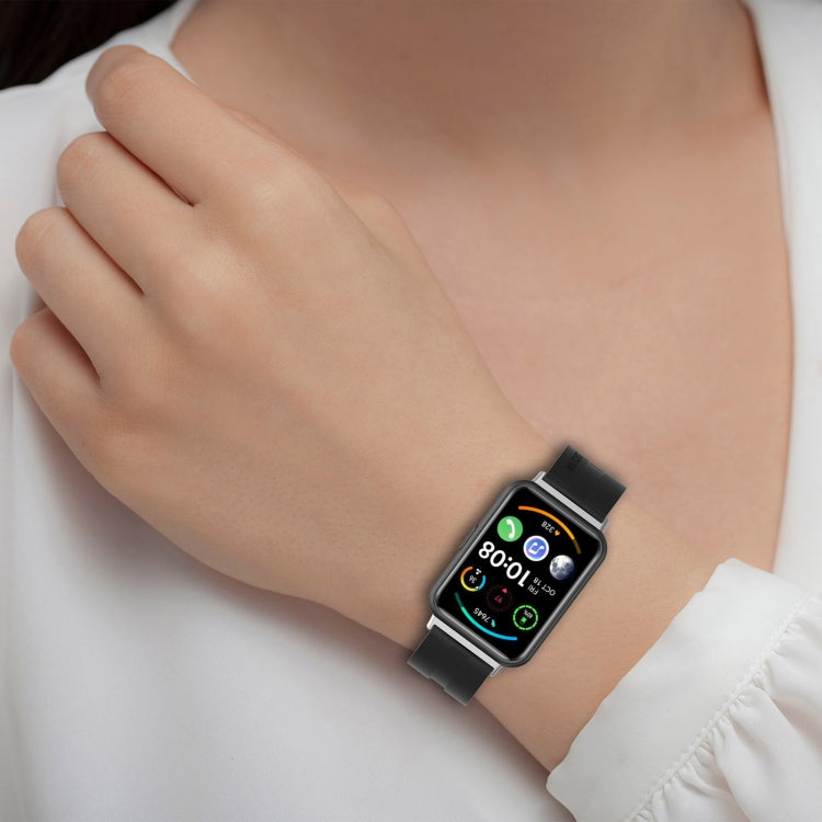 Sandsberg | Für Huawei Watch Fit 2 Reifenprofil Uhrband (Pink)