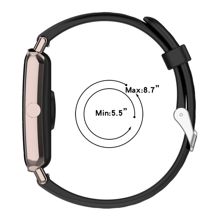 Sandsberg | Für Huawei Watch Fit Mini 16mm Silikon Uhrband (Hellrosa)