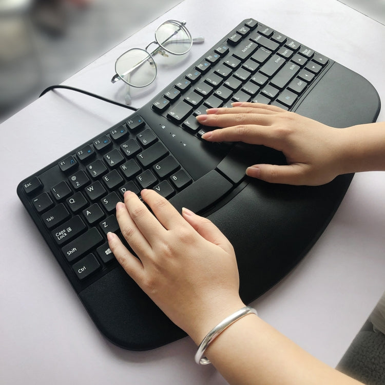 Sandsberg | 390B 87-Tasten Ergonomische Geteilte Verdrahtete Tastatur