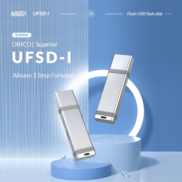 Sandsberg | ORICO USB Solid State Flash Drive, Lesen: 520MB/s, Schreiben: 450MB/s, Speicher: 256GB, Port: USB-A (Silber)