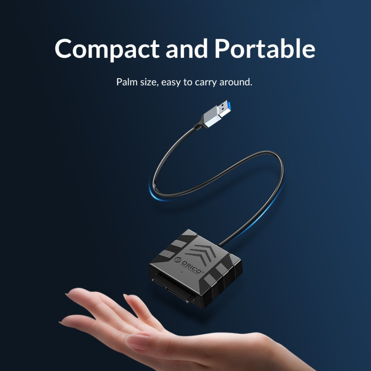 Sandsberg | ORICO UTS1 USB 3.0 2,5-Zoll SATA HDD-Adapter mit Silikonhülle, Kabellänge: 1 m