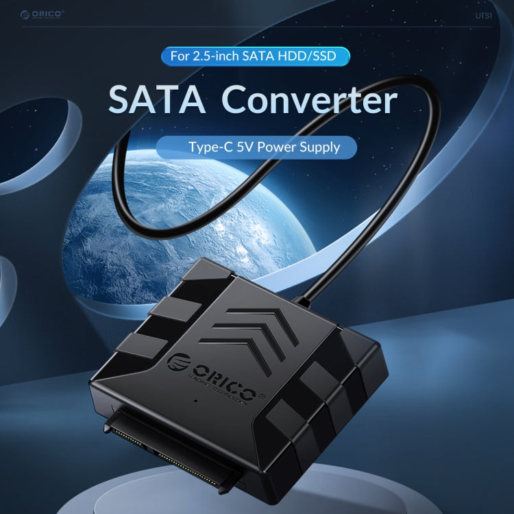 Sandsberg | ORICO UTS1 USB 3.0 2,5-Zoll SATA HDD-Adapter mit Silikonhülle, Kabellänge: 1 m