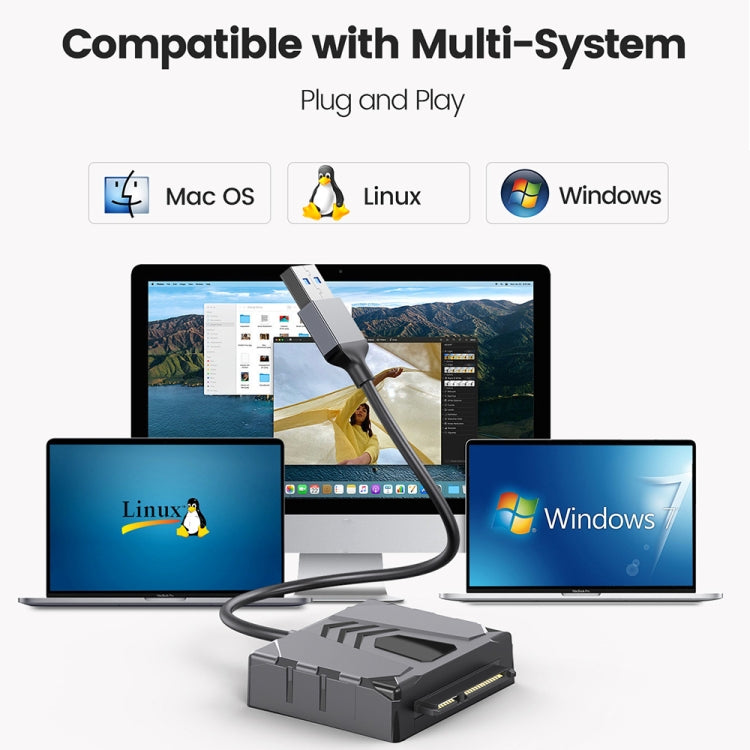 Sandsberg | ORICO UTS2 USB 3.0 2.5-Zoll SATA HDD Adapter, Kabeltyp: 1m