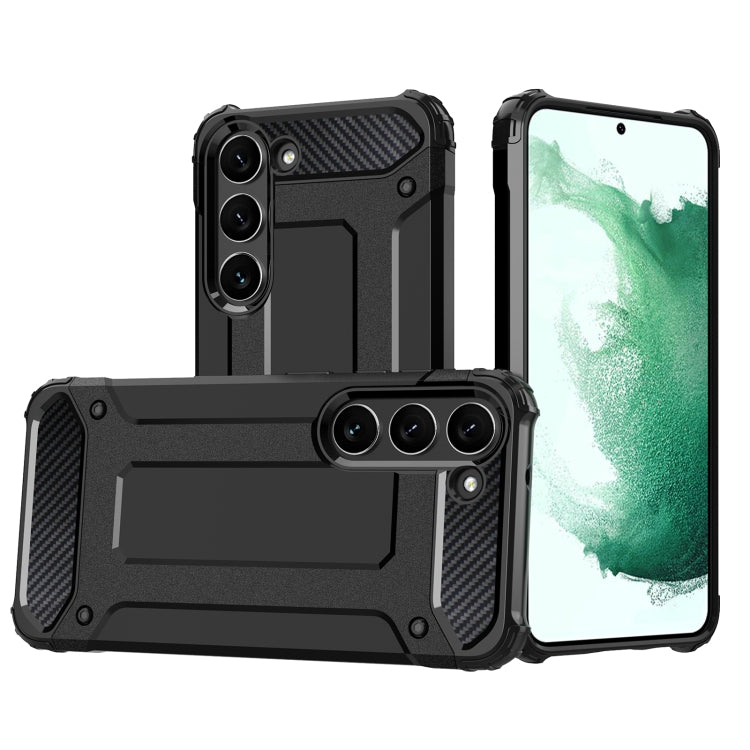 Sandsberg | Für Samsung Galaxy S23 5G Magic Armor TPU Hart-PC-Handyhülle (Schwarz)
