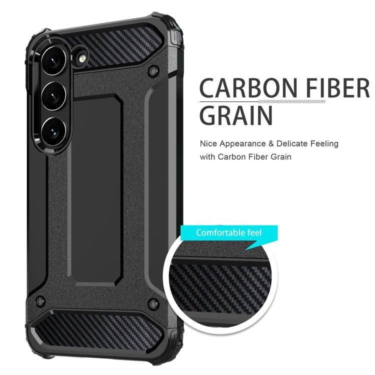 Sandsberg | Für Samsung Galaxy S23 5G Magic Armor TPU Hart-PC-Handyhülle (Schwarz)